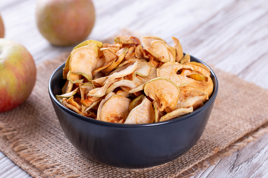 Dried Apples in a Bowl